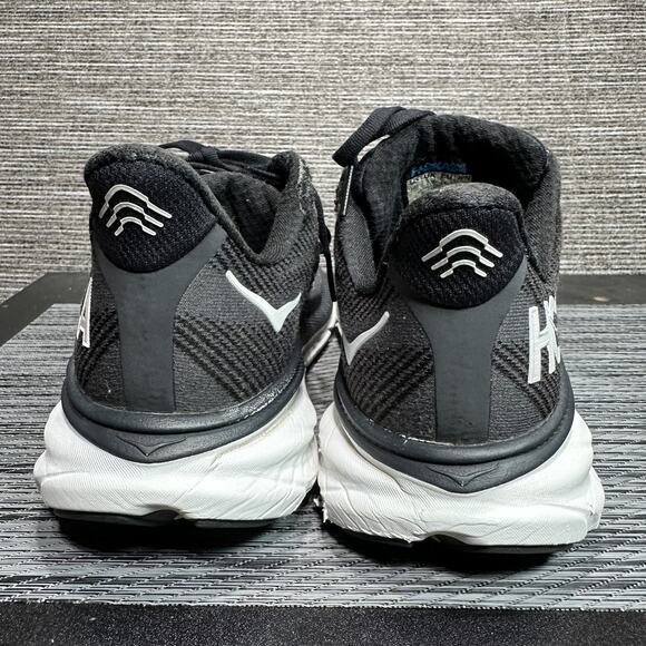 Hoka One One Clifton 9 Black White 1127896 BWHT Running Shoes - Women's 9 - Picture 10 of 16